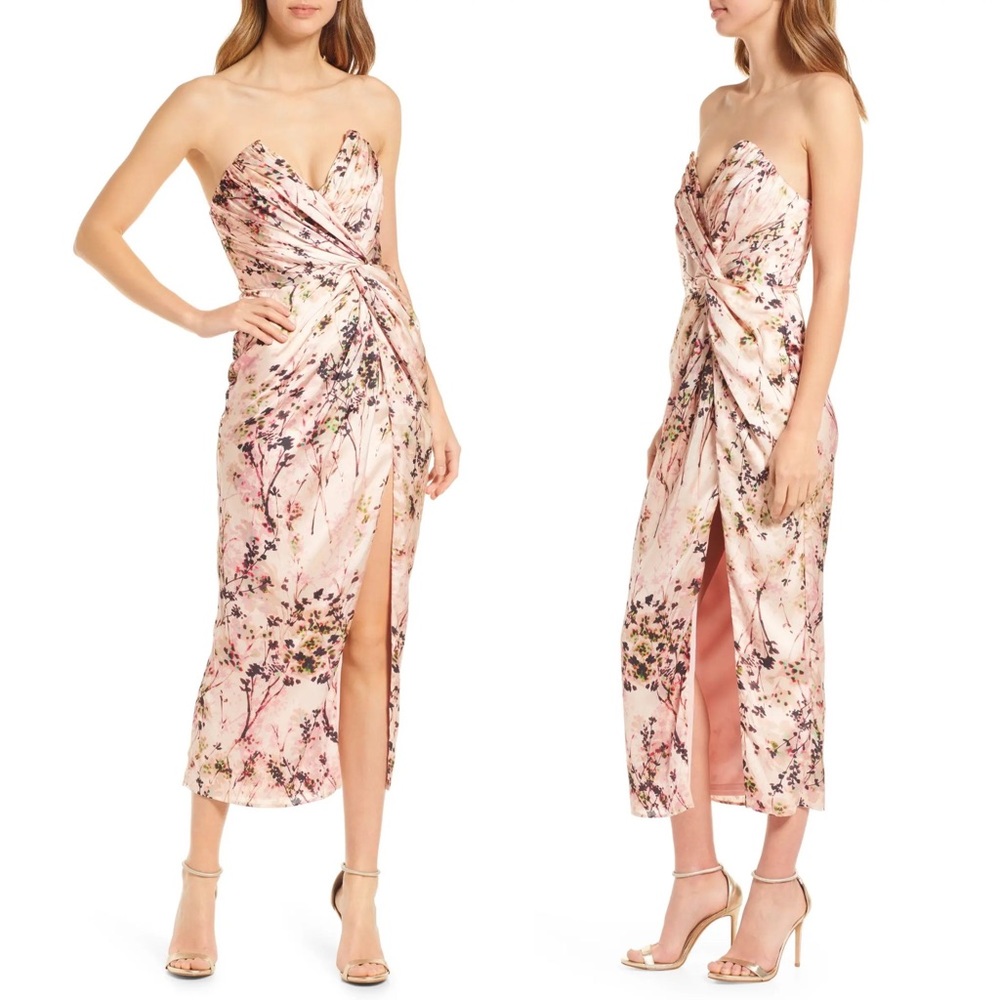 Katie May Come on Home Pink Floral Dress